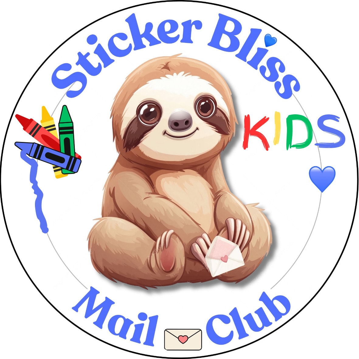 ๐๏ธ๐งธ๐ญ๐ฆ For KIDS! Sticker Bliss KIDS Mail Club