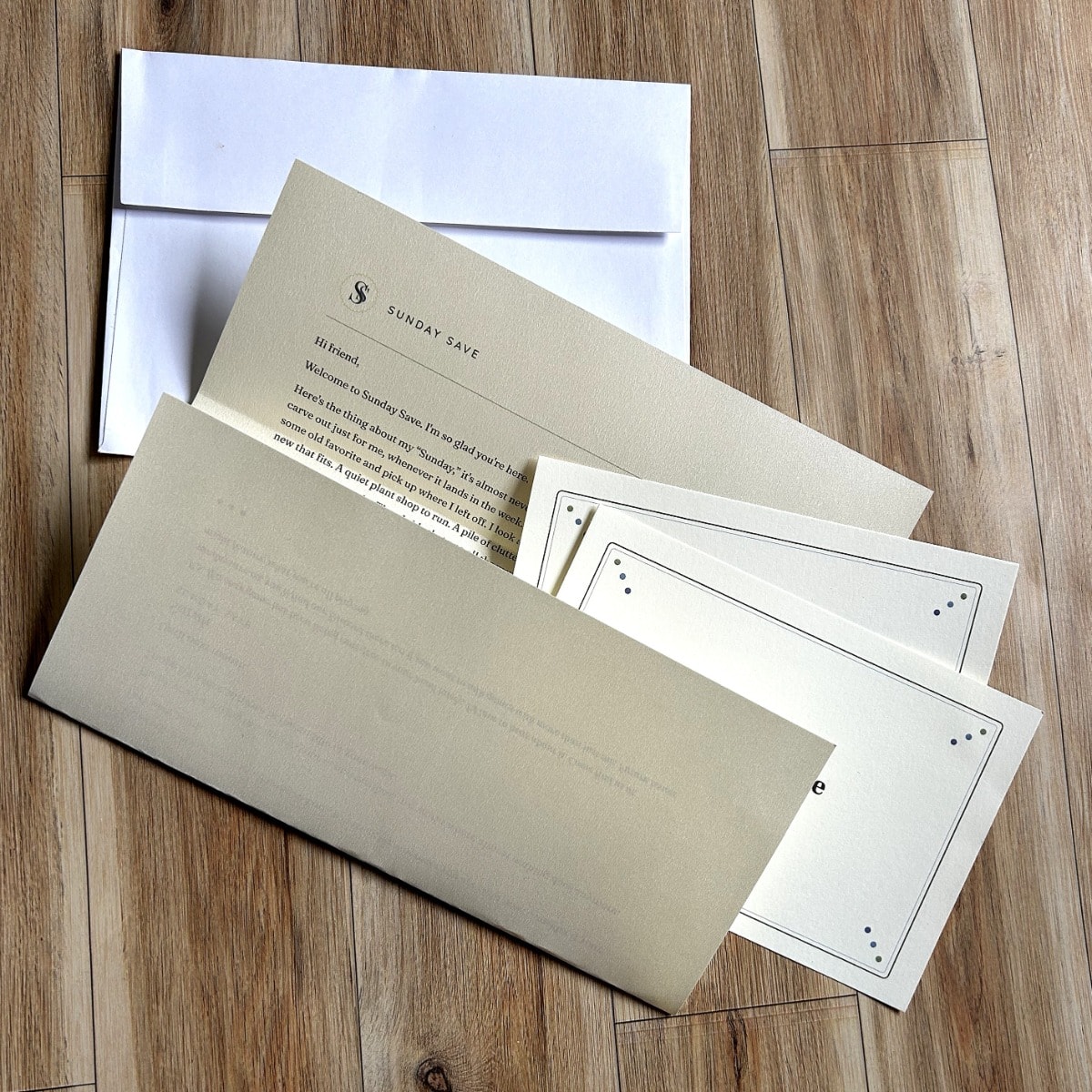 What you'll receive