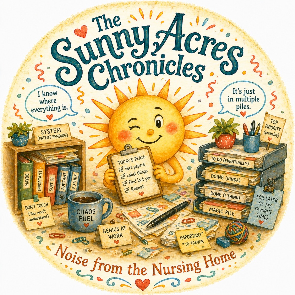 The Courtyard — Available exclusively to current Hallway B subscribers. Just the story booklet, for those who want to gift a single chapter of Sunny Acres to someone special or fill in a missing month from their own collection.