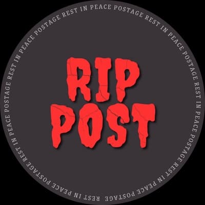 Rest in Peace Postage 🪦